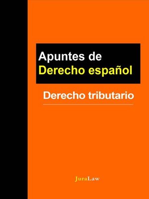 cover image of Derecho tributario